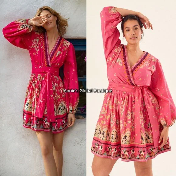 RARE NWT ANTHROPOLOGIE Raquel Floral Embroidered Beaded Mini Dress. Size 3X - Picture 11 of 16